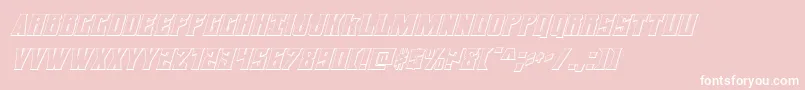daemonicus3dital Font – White Fonts on Pink Background