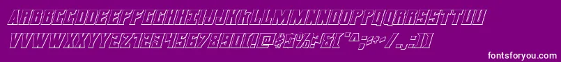 daemonicus3dital Font – White Fonts on Purple Background