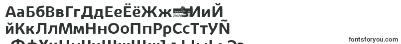 KabrioAlternateBoldTrial-Schriftart – russische Schriften