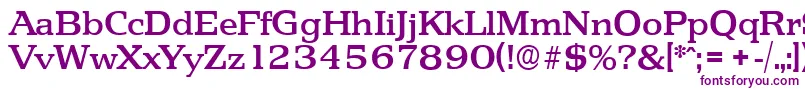PenthouseserialMediumRegular-fontti – violetit fontit