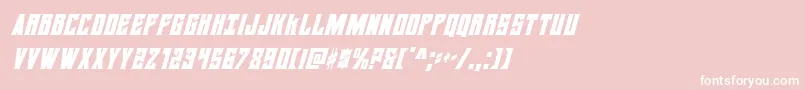 daemonicuscondital Font – White Fonts on Pink Background