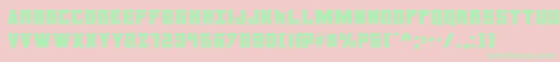 daemonicusexpand Font – Green Fonts on Pink Background