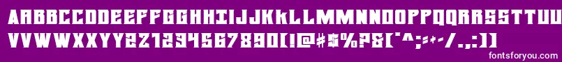 daemonicusexpand Font – White Fonts on Purple Background