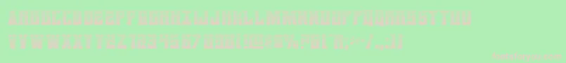 daemonicusgrad Font – Pink Fonts on Green Background