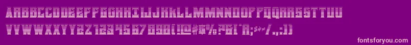 daemonicusgrad Font – Pink Fonts on Purple Background