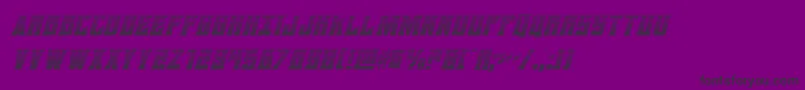 daemonicusgradital Font – Black Fonts on Purple Background