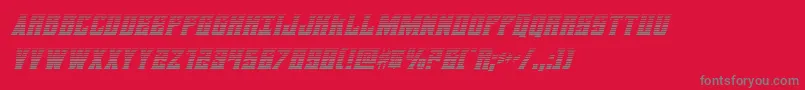 daemonicusgradital Font – Gray Fonts on Red Background
