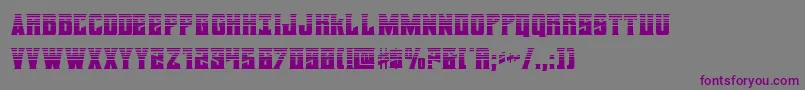 daemonicushalf Font – Purple Fonts on Gray Background