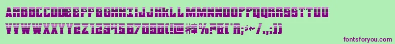 daemonicushalf Font – Purple Fonts on Green Background