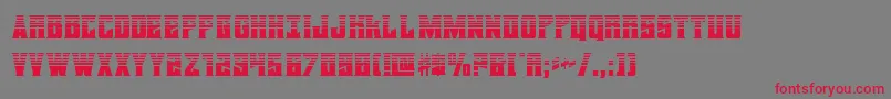 daemonicushalf Font – Red Fonts on Gray Background