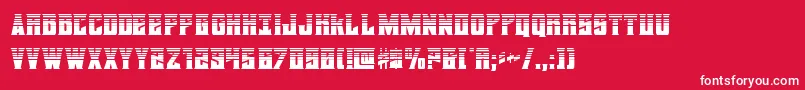 daemonicushalf Font – White Fonts on Red Background