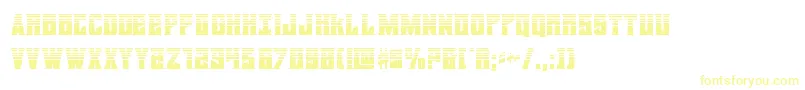 daemonicushalf Font – Yellow Fonts on White Background