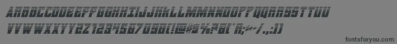 daemonicushalfital Font – Black Fonts on Gray Background