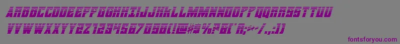 daemonicushalfital Font – Purple Fonts on Gray Background
