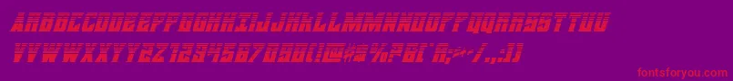 daemonicushalfital Font – Red Fonts on Purple Background