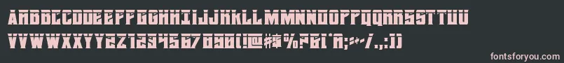 daemonicuslaser Font – Pink Fonts on Black Background