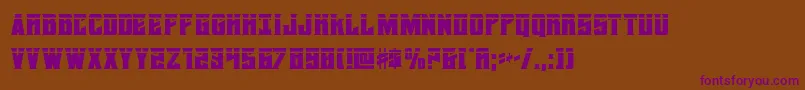 daemonicuslaser Font – Purple Fonts on Brown Background