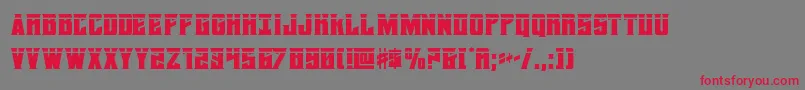 daemonicuslaser Font – Red Fonts on Gray Background
