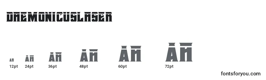Daemonicuslaser Font Sizes
