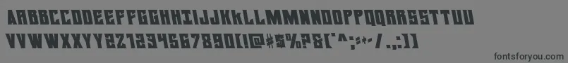 daemonicusleft Font – Black Fonts on Gray Background