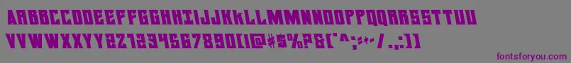 daemonicusleft Font – Purple Fonts on Gray Background