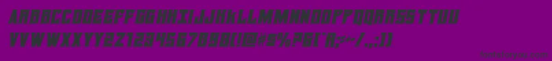 daemonicussemital Font – Black Fonts on Purple Background