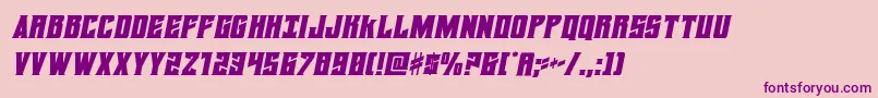 daemonicussemital Font – Purple Fonts on Pink Background