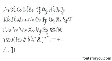 dahlia script font – handwritten Fonts