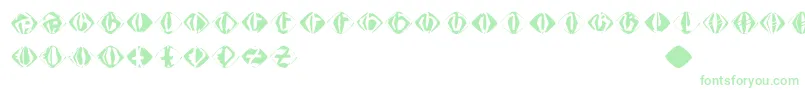 Johannesgdiamonds Font – Green Fonts on White Background