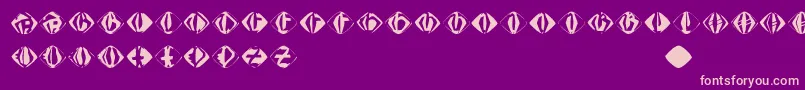 Johannesgdiamonds Font – Pink Fonts on Purple Background