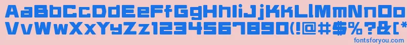 daidrr  フォントについての詳細 フォントdaidrr   – ピンクの背景に青い文字