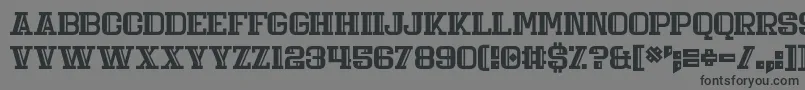 フォントDaily Mix 4 – 黒い文字の灰色の背景