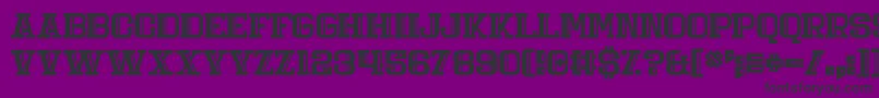 フォントDaily Mix 4 – 紫の背景に黒い文字