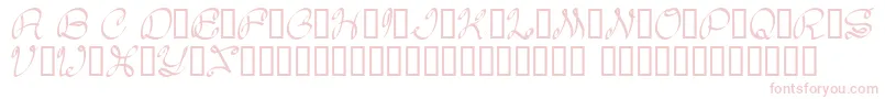 Daisy Font – Pink Fonts on White Background