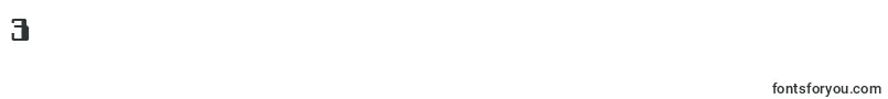 フォントComputerfont – フォント数字3
