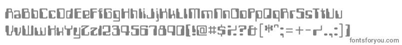 フォントComputerfont – 灰色のフォント