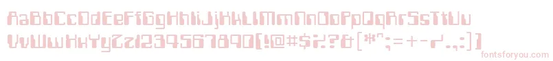 Computerfont Font – Pink Fonts on White Background