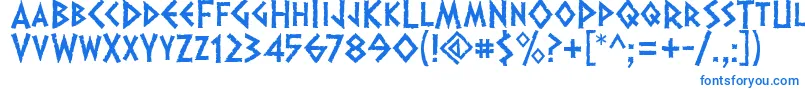 Dalek Font – Blue Fonts