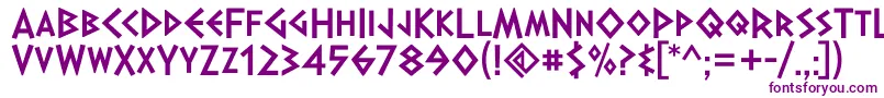 DalekPinpointBold-fontti – violetit fontit