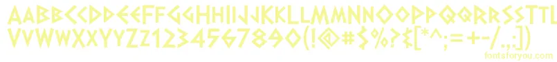 DalekPinpointBold Font – Yellow Fonts