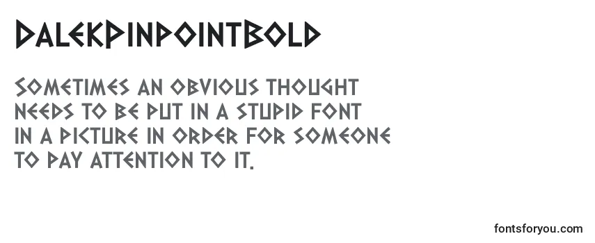 DalekPinpointBold Font