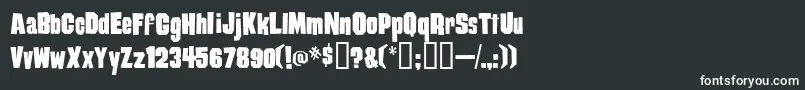 damag    Font – White Fonts