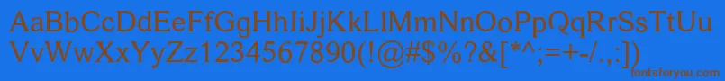 More about damase v 2 Font damase v 2 Font – Brown Fonts on Blue Background
