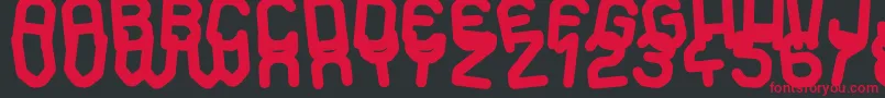 Dancing Days Font – Red Fonts on Black Background