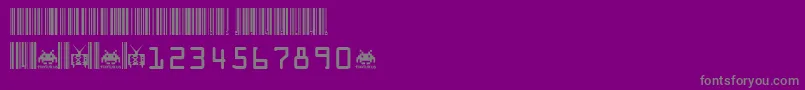 fuente Code.Xero.Fontvir.Us – Fuentes Grises Sobre Fondo Morado
