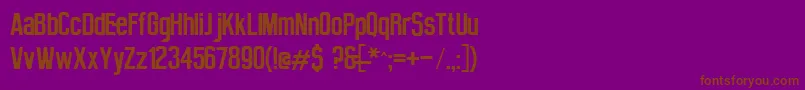 Lisätietoja Dancing Juice Salabat-fontista Dancing Juice Salabat-fontti – ruskeat fontit violetilla taustalla