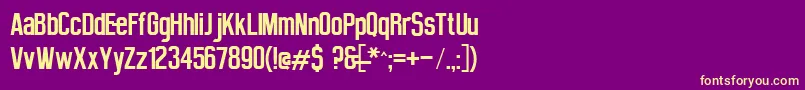 fuente Dancing Juice  Salabat – Fuentes Amarillas Sobre Fondo Morado