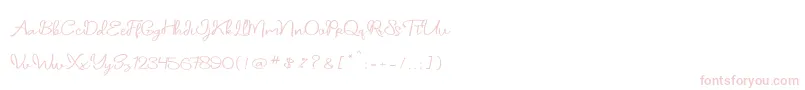 daniella script Font – Pink Fonts
