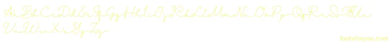 Weitere Informationen zur Danila Demo-Schriftart Danila Demo-Schriftart – Gelbe Schriften