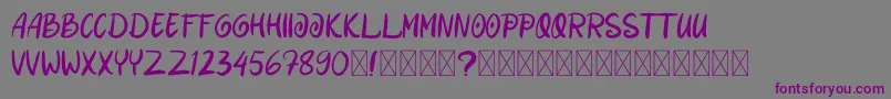 More about DanishaRomance Font DanishaRomance Font – Purple Fonts on Gray Background
